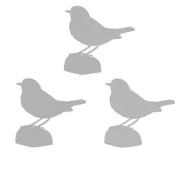 3 små träfåglar